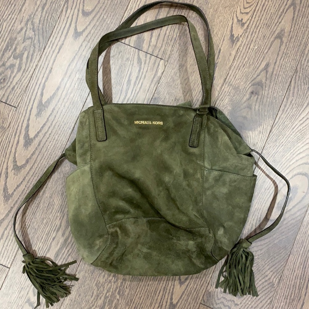 Michael Kors suede bag